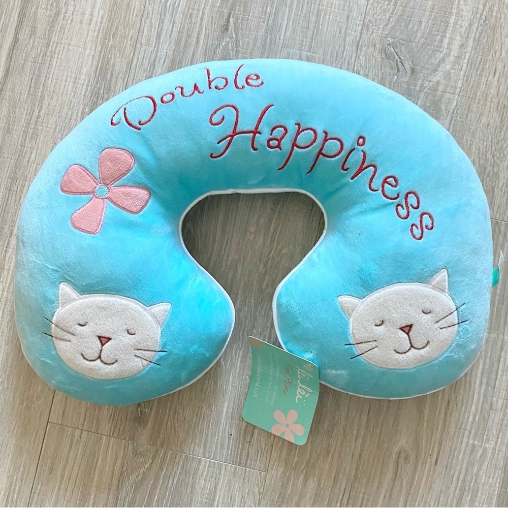 ⭐️3/$25 Lei Lei Plush Embroidered Travel Pillow